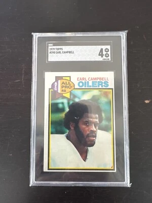 1979 Topps - Earl Campbell #390 ROOKIE Sgc 4 - Image 1 of 2