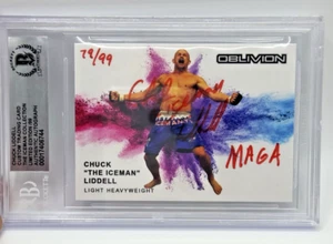 2024 Chuck Liddell Signed LE/99 UFC Oblivion Inscribed "MAGA" BGS - Bild 1 von 4