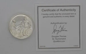 2 Troy oz .999 Fine Silver 1901 Pan-American Expo Buffalo - Thick Rounds - Picture 1 of 4