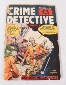 Cómics de detectives de crímenes, 1950, volumen 2 #8, feria 1,0 - Imagen 1 de 8