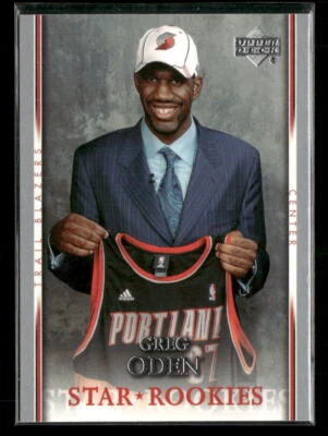 2007-08 Upper Deck #233 Greg Oden RC Portland Trail Blazers - Image 1 of 2