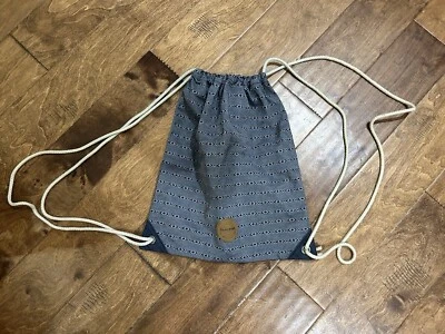Dakine Bag Womens One Size Blue Canvas Drawstring Bonnie Paige Cinch Backpack - Image 1 of 4