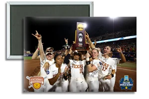 2025 NCAA Women's Softball National Champions Texas Longhorns 2" x 3" Magnet - Picture 1 of 3