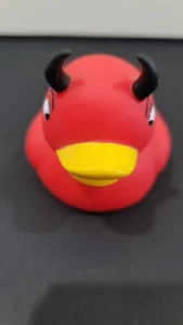 Devil Rubber (2000) VTG Red/Black 3.5" - EUC - Picture 1 of 6