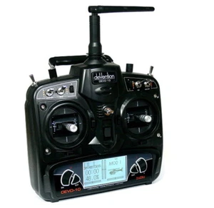 Radiocomando Walkera Devo 10 Black 2.4Ghz 10 Canali - Senza Ricevente MODE 1 - Foto 1 di 6