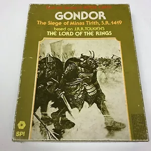Gondor The Siege of Minas Tirith SR 1419 1977 SPI Rare Game Lord of the Rings - Picture 1 of 12