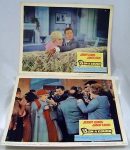 Vintage Lobby Cards 1966 Jerry Lewis Janet Leigh 3 on a Couch 11x14" Original - Bild 1 von 1