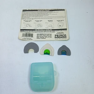 Primos 3 Pak Pavo Boca Llamadas Mini A Marco y Doble Sónico, Muchas Barbas con Estuche - Imagen 1 de 4