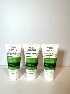 VICHY-Dercos 5.07floz Champú Anticaspa Sulfuro de Selenio Paquete de 3 de 1.69fl oz - Imagen 1 de 9