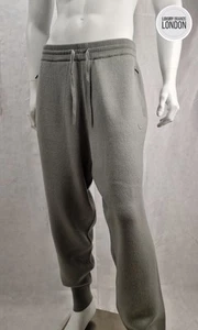 Pantalones deportivos Emporio Armani de punto gris XL nuevos auténticos PVP £400 - Imagen 1 de 12