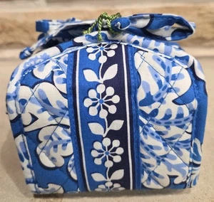 Vera Bradley Alles verpackt Schmuck/Reise Organizer in Blue Lagoon. NOS - Bild 1 von 13