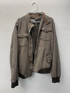 Standard Stoffmarke Herren Wolljacke mit Pattentaschen und Rippbündchen - Bild 1 von 3