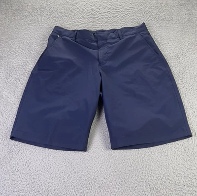 Pantalones Cortos J Lindeberg M True Micro Elastizados Hombre 32 (Se Ajusta a 34) Azul Calce Regular Activo Foto 1 de 4