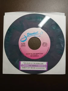 ANIMALS House Of The Rising Sun Don't Let Me Be Misunderstood MARBLED 45 Record - Picture 1 of 9
