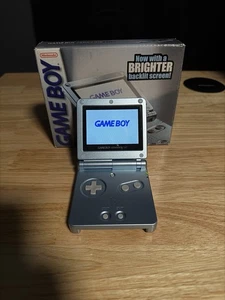 Gameboy Advance SP AGS-001 Pearl In Box - Picture 1 of 7