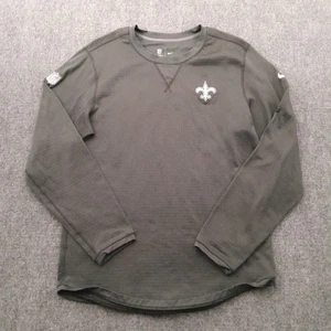 Camisa New Orleans Saints Para Hombres M Pullover Negra Nike On Field NFL Fútbol Swoosh - Imagen 1 de 12