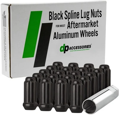 Black Lug Nuts | 2017-2026 Land Rover Discovery | Aftermarket Wheels - Image 1 of 4