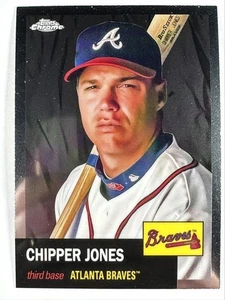 2022 Topps Chrome Platinum Anniversary 40 Chipper Jones Atlanta Braves Card - Picture 1 of 2