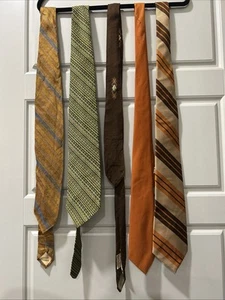 Collection Of men’s ties 1950s & 60’s Era - Picture 1 of 7