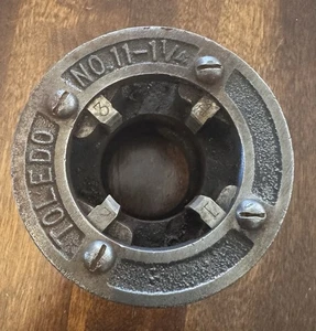 Toledo No 11 1 1/4” Pipe Threading Die Heads - Picture 1 of 5