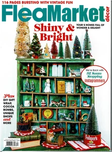 Flea Market Decor Magazine Holiday 2021 Shiny & Bright 116 Pages of Vintage Fun - Picture 1 of 1