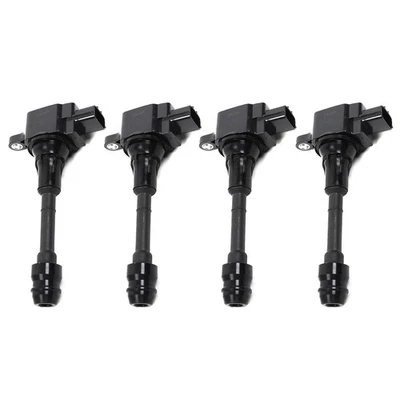 Ignition Coil Set (Set of 4) for 2002-2006 Nissan Altima SL S Sentra SE-R 2.5L - Imagem 1 de 4