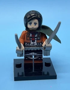 Attack on Titan (Mikasa Ackerma) CUSTOM  MINIFIG MINI FIGURE - Picture 1 of 5