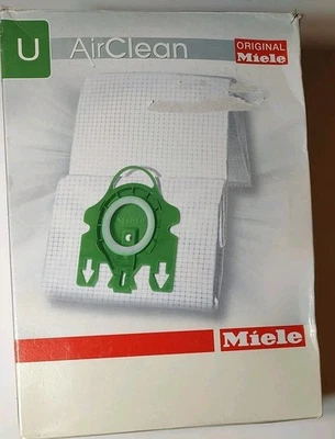 Miele Type U AirClean Vacuum Cleaner S7000- S7999 S7 Upright 4 Bags 2 Filters  - image 1 of 3