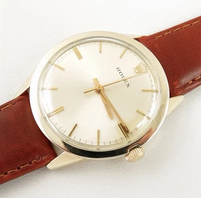 Винтажные мужские автоматические наручные часы Rolex 7002 Cal 1520 с золотым покрытием - Изображение 1 из 4