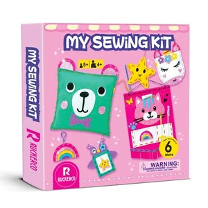 My First Sewing Kit for Beginners Kids Children's Arts and Crafts, 6 Easy DIY... - Picture 1 of 6