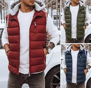 Weste Steppweste Bodywarmer Ärmellos Übergangs Sweat Kapuze Herren Mix DSTREET - Bild 1 von 52