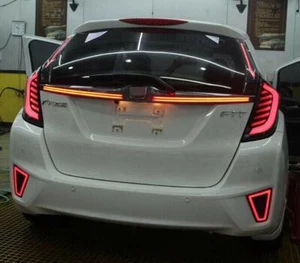For 14-18 Honda Fit JAZZ LED door trunk runs through taillight Accessories Cover - Picture 1 of 4