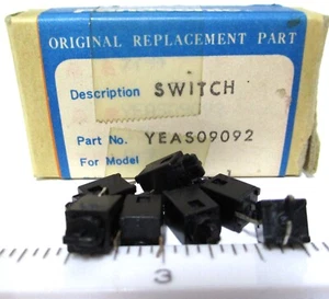 Panasonic 14V Cassette CD Radio 6x6 Momentary Contact TACT Switch YEAS09092 7-PK - Picture 1 of 3