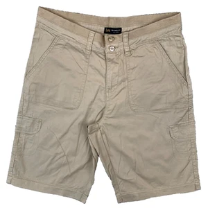 Lee beige lockere Passform mittelhoher Bund Cargo Baumwolle Shorts Damengröße 31W 10L - Bild 1 von 15