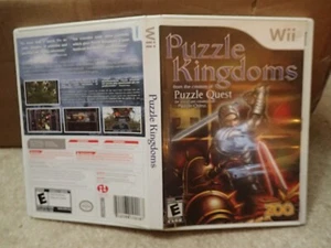 Puzzle Kingdoms (Nintendo Wii, 2009) Complete, tested fast ship - Picture 1 of 2