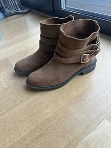 Stiefeletten 36 Mango Wildleder - Bild 1 von 5