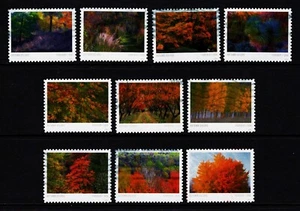OFF paper #5929-38 Autumn Colors (used set of 10) Forever 2024 – f413 - Picture 1 of 1
