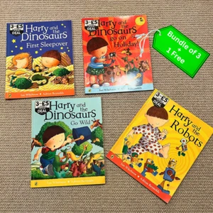 Harry and the Dinosaurs Bundle 3+1 Free Book - Harry and the Robots - Picture 1 of 6