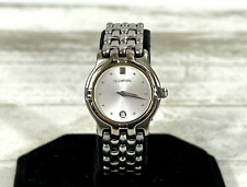 Le Chateau Womens Formal Analog Watch Silver Case And Dial Date 24 mm