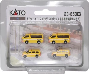 KATO N Gauge Toyota Hiace Long / Pro Box Road Maintenance Car (4 pcs.) 23-653B - Picture 1 of 3