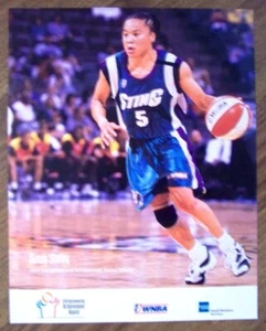 WNBA 1999 UNTERNEHMERISCHER ACHIEVEMENT AWARD PROMO 11x14 POSTER DAWN STALEY - Bild 1 von 2