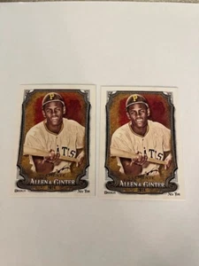 2024 Allen & Ginter #124 Roberto Clemente Pittsburgh Pirates "2-card lot" - Bild 1 von 2