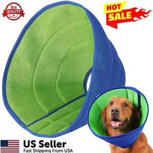 S/M/L/XL Pet Protection Collar Adjustable Soft Dog Cone Restores Collar And Cone - Picture 1 of 17