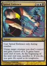 Magic the Gathering MTG Spinal Embrace (218) Commander 2013   MP