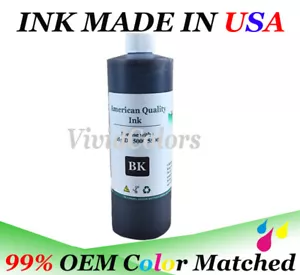 Vivid Colors BLACK DYE FOR INKJET SCREEN PRINTING INK FILM Canon PRINTERS - Picture 1 of 2