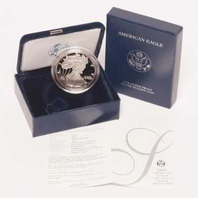2004-W Silver American Eagle Dollar Proof - Image 1 of 3