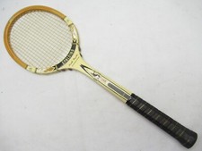VINTAGE SPALDING "PANCHO GONZALES" WOODEN TENNIS RACQUET. ANTIQUE / DISPLAY