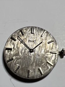 Piaget watch movement 17J Swiss men’s Guillose dial - Picture 1 of 2