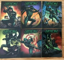 ARROW SEASON 1: CHASE CARD SET: COMIC COVERS CHROME SET - ALL 6 CARDS