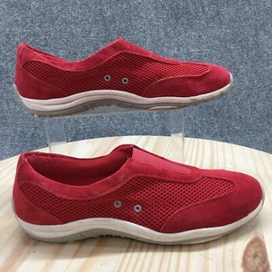 Naturalizer Shoes Womens 10 M Slip On Sneakers Red Comfort Casual Low Top Flats - Picture 1 of 18